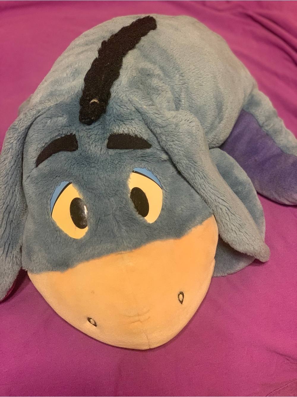 RARE Vintage Disney 2FT (24”) Talking Eeyore Plush Toy - collectible